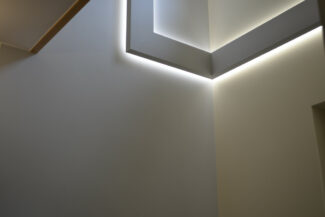 Lichtvoute Zoe indirektes Licht Treppenhaus Wand
