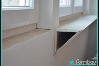Fensterbrett 2 teilig aus GKB