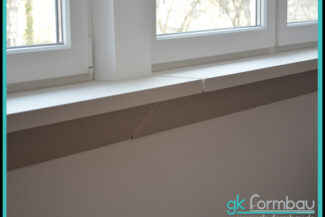 Fensterbrett 2 teilig aus GKB